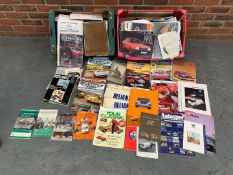 Two Boxes of Mixed Motoring Literature
