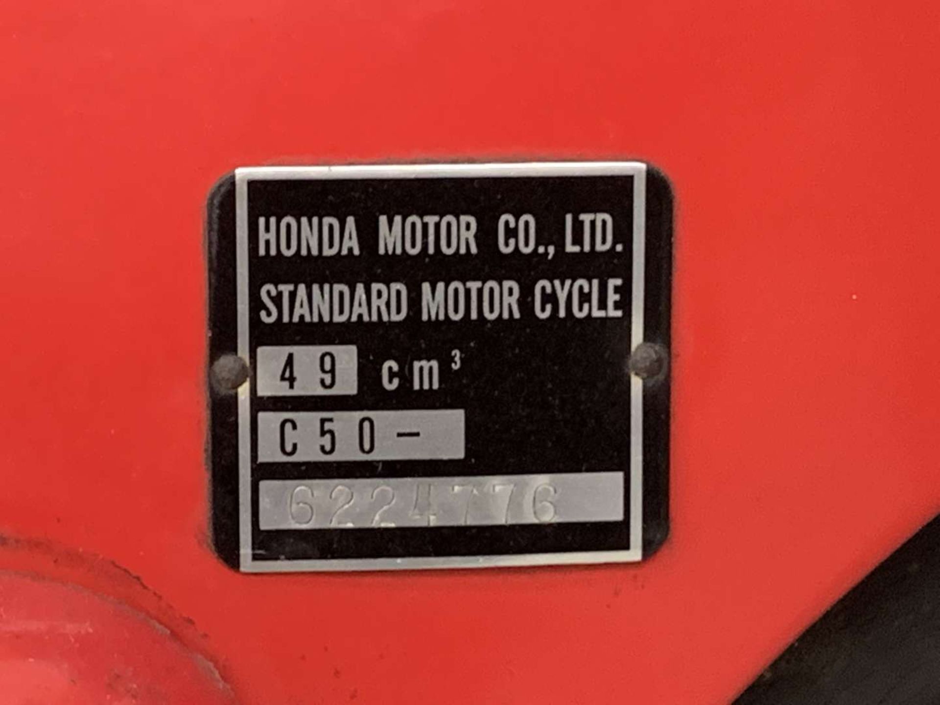 1982 HONDA C50 - Image 19 of 21