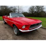 1968 FORD MUSTANG 4.7 V8 AUTO CONVERTIBLE LHD