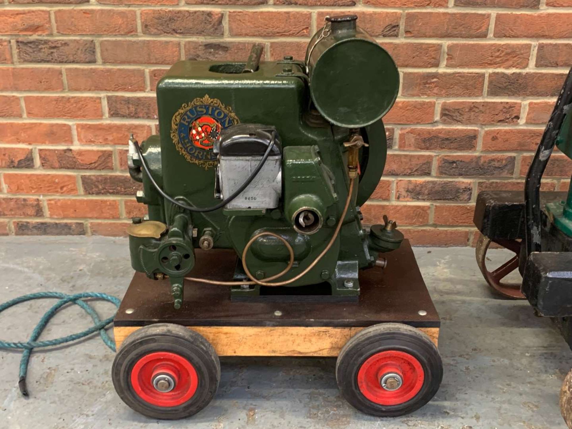 Stationary Engine and two Ruston Hornsby Belt Driven Pumps (3) - Image 7 of 14