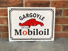 Gargoyle Mobiloil Aluminium Made Sign