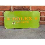 Rolex Geneve Enamel Sign