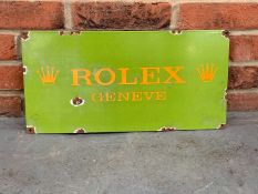 Rolex Geneve Enamel Sign