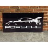 Porsche Perspex Sign