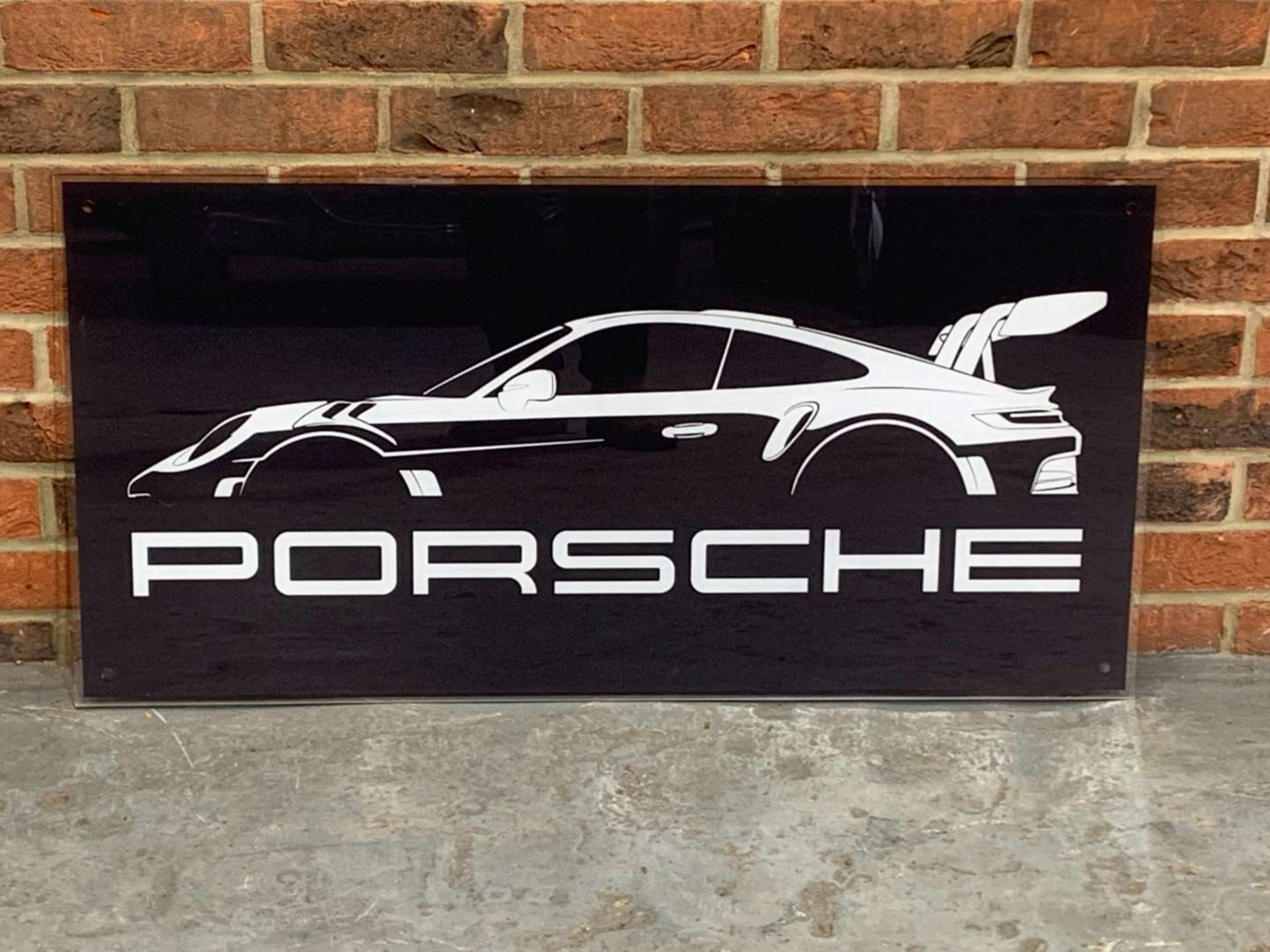 Porsche Perspex Sign