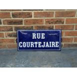 French Enamel Street Sign