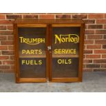 Glazed Motorbike Liveried Cabinet