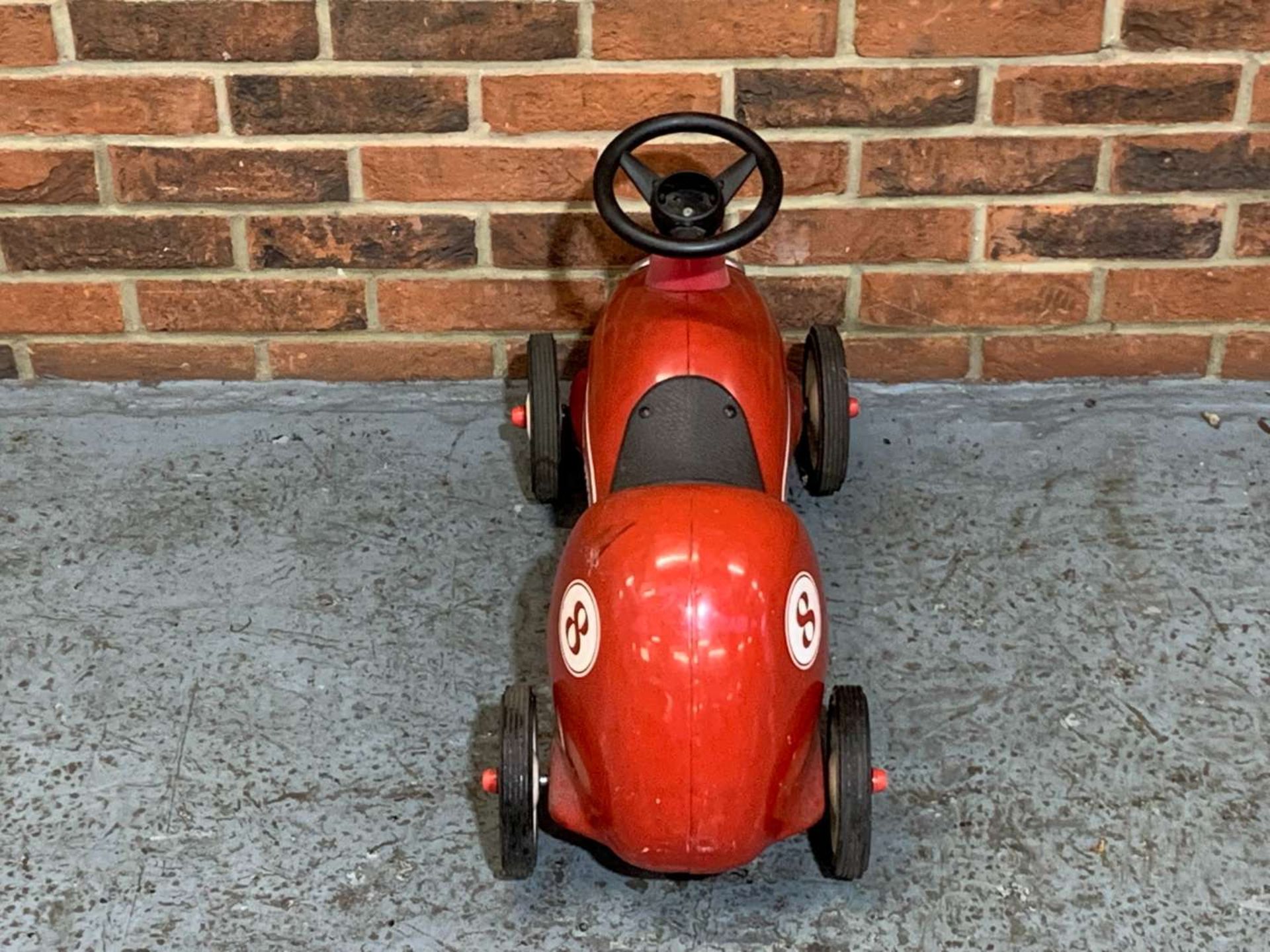 Radio Flyer Tin Plate Childs Push Along Car - Image 4 of 5