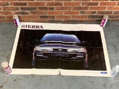 Unframed Original Sierra Sapphire RS Cosworth Poster