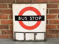 Bus Stop Enamel Sign