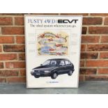 Subaru Framed Poster