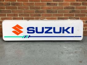 Suzuki Illuminated Dealership Hanging Sign