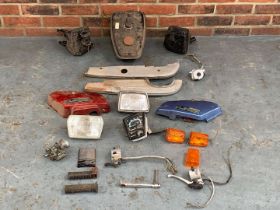 Box of Honda C90/70/50 Moped Parts