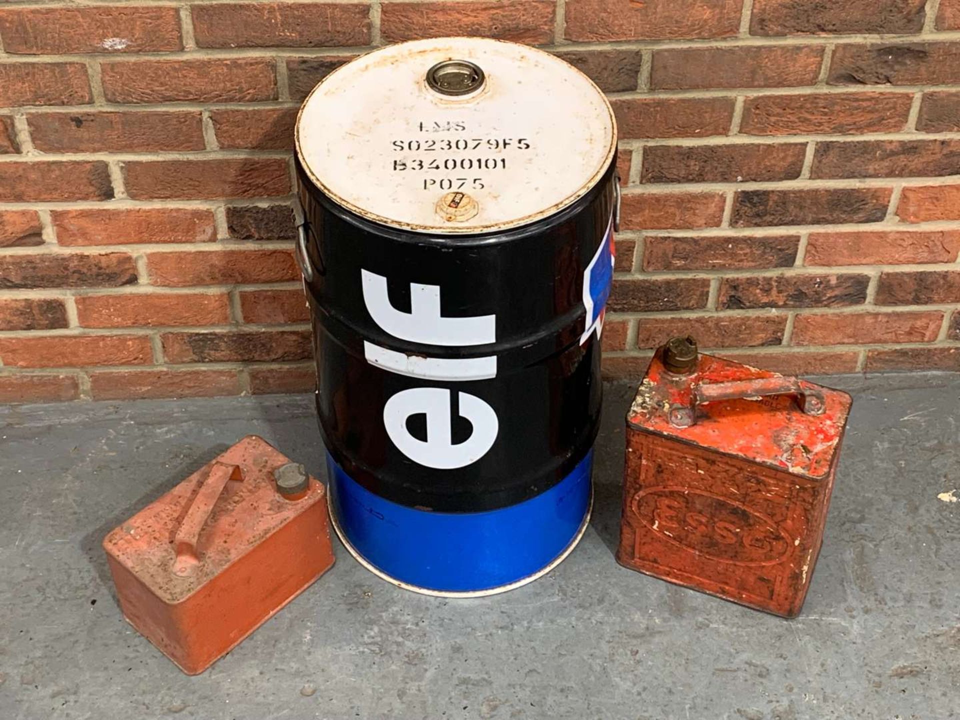 Ex Lotus F1 Fuel Drum and Two Fuel Cans (3) - Image 2 of 2
