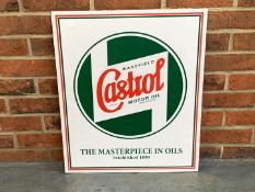 Castrol Wakefield “The Masterpiece In Oils” Sign On Board