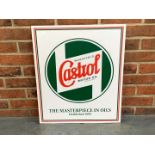 Castrol Wakefield “The Masterpiece In Oils” Sign On Board