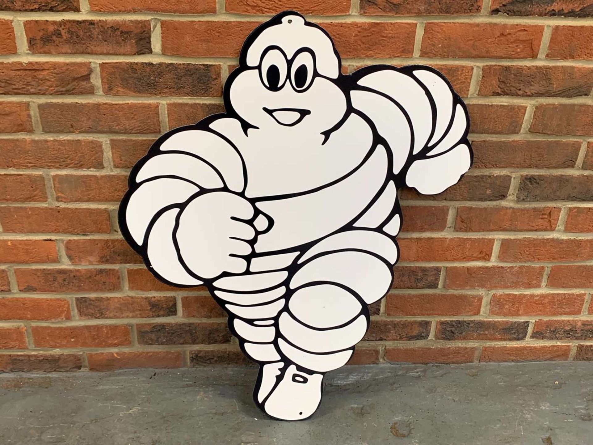 Michelin Running Man Large Metal Sign