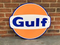 Gulf Emblem Metal Sign