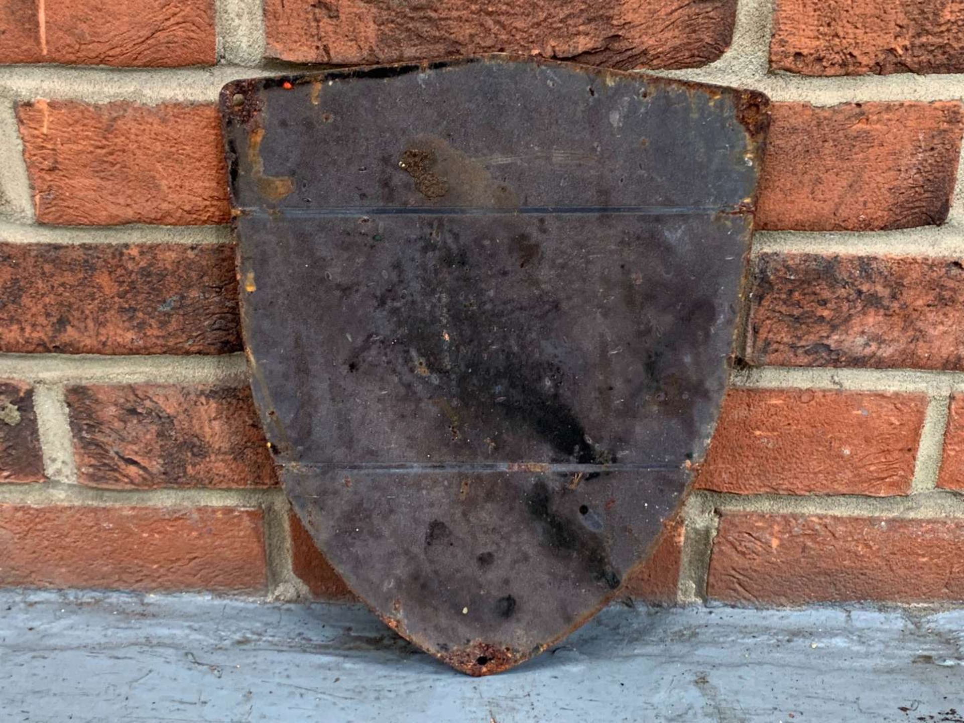 Vespa Shield Enamel Sign - Image 2 of 2