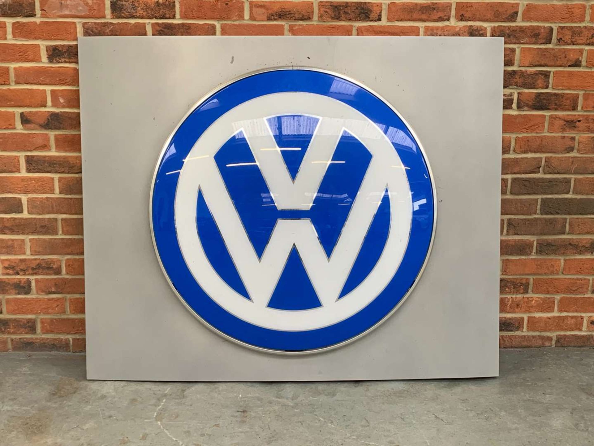 VW Convex Dealership Sign