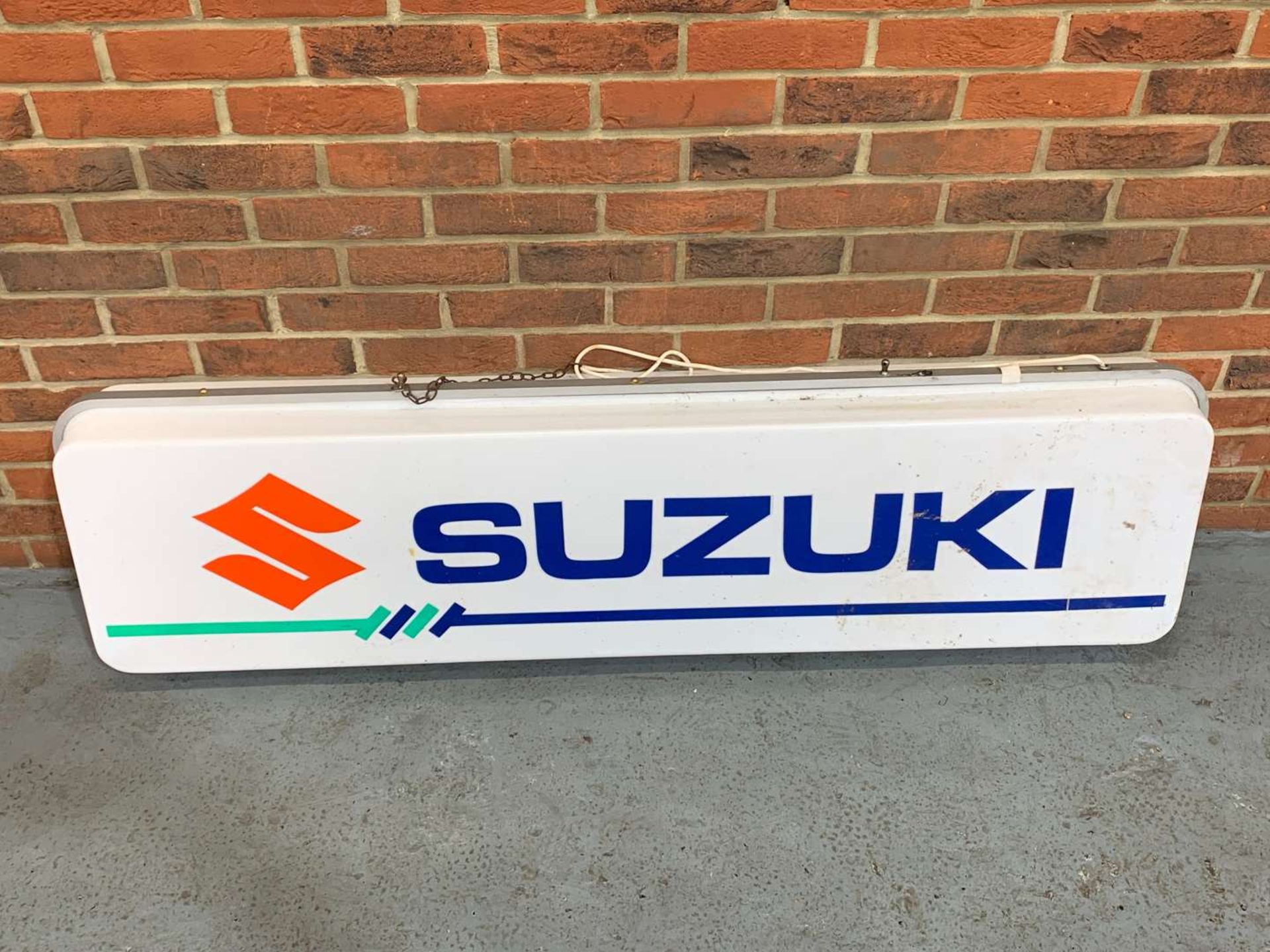 Suzuki Illuminated Dealership Hanging Sign - Image 2 of 5