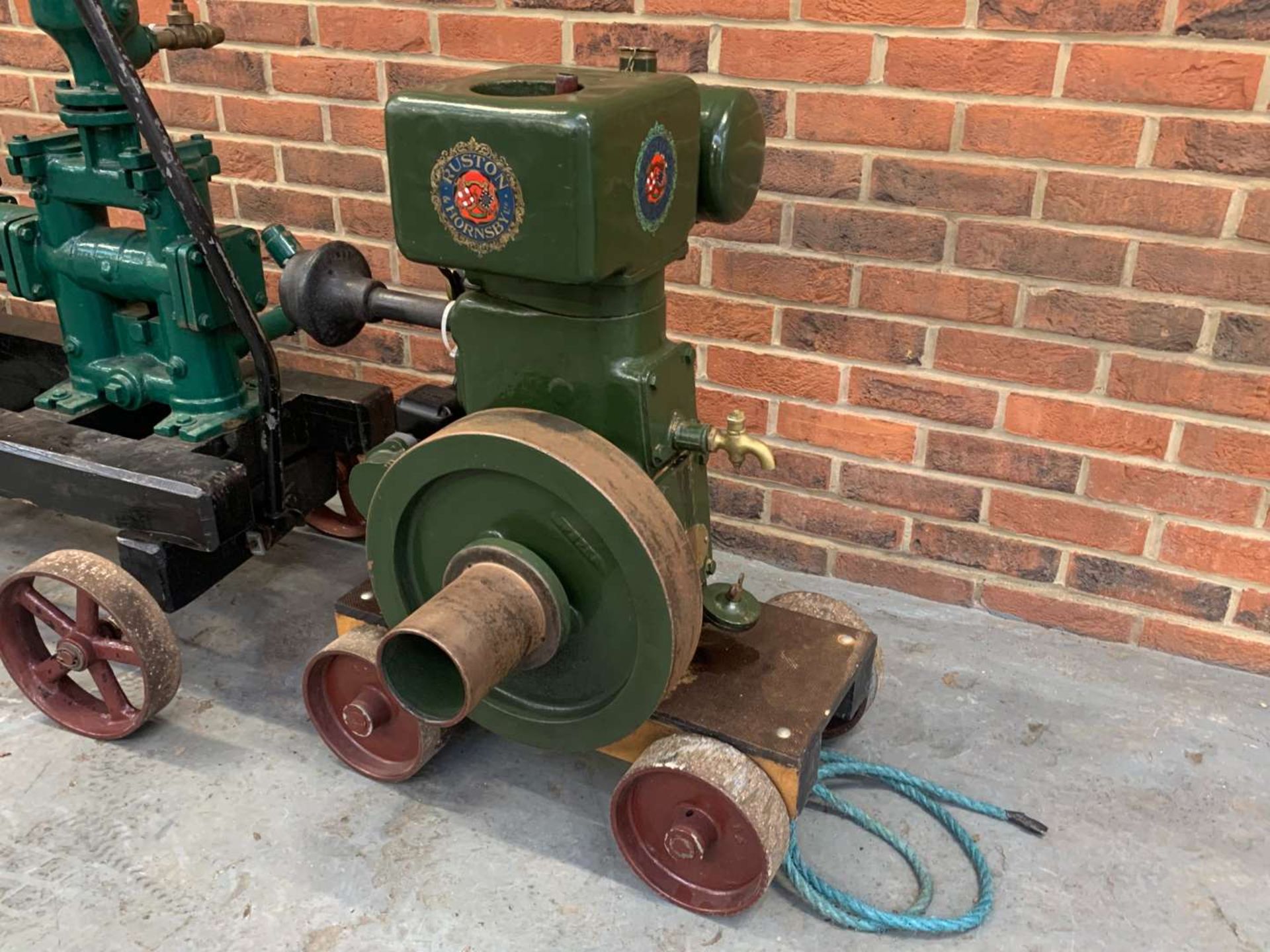 Stationary Engine and two Ruston Hornsby Belt Driven Pumps (3) - Image 5 of 14