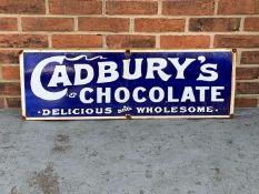 Cadburys Chocolate Enamel Sign