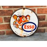 Esso Small “Put A Tiger In Your Tank" Enamel Sign