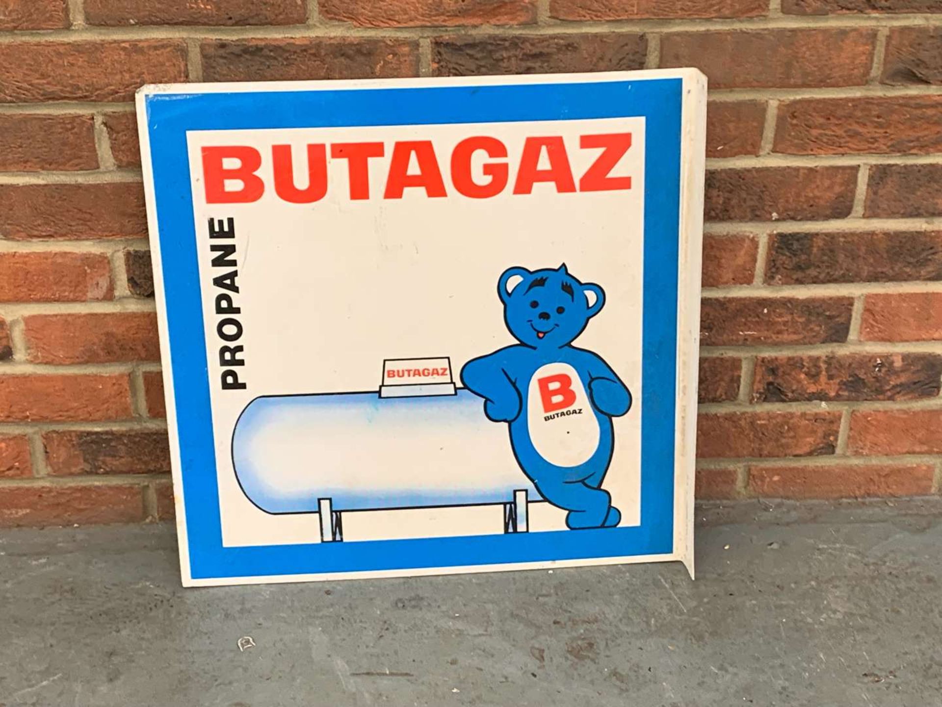 Butagaz Aluminium Flange Sign - Image 2 of 2