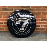 Caterham 7 Plastic Convex Original Dealer Sign