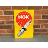 NGK Spark Plug Plastic Sign
