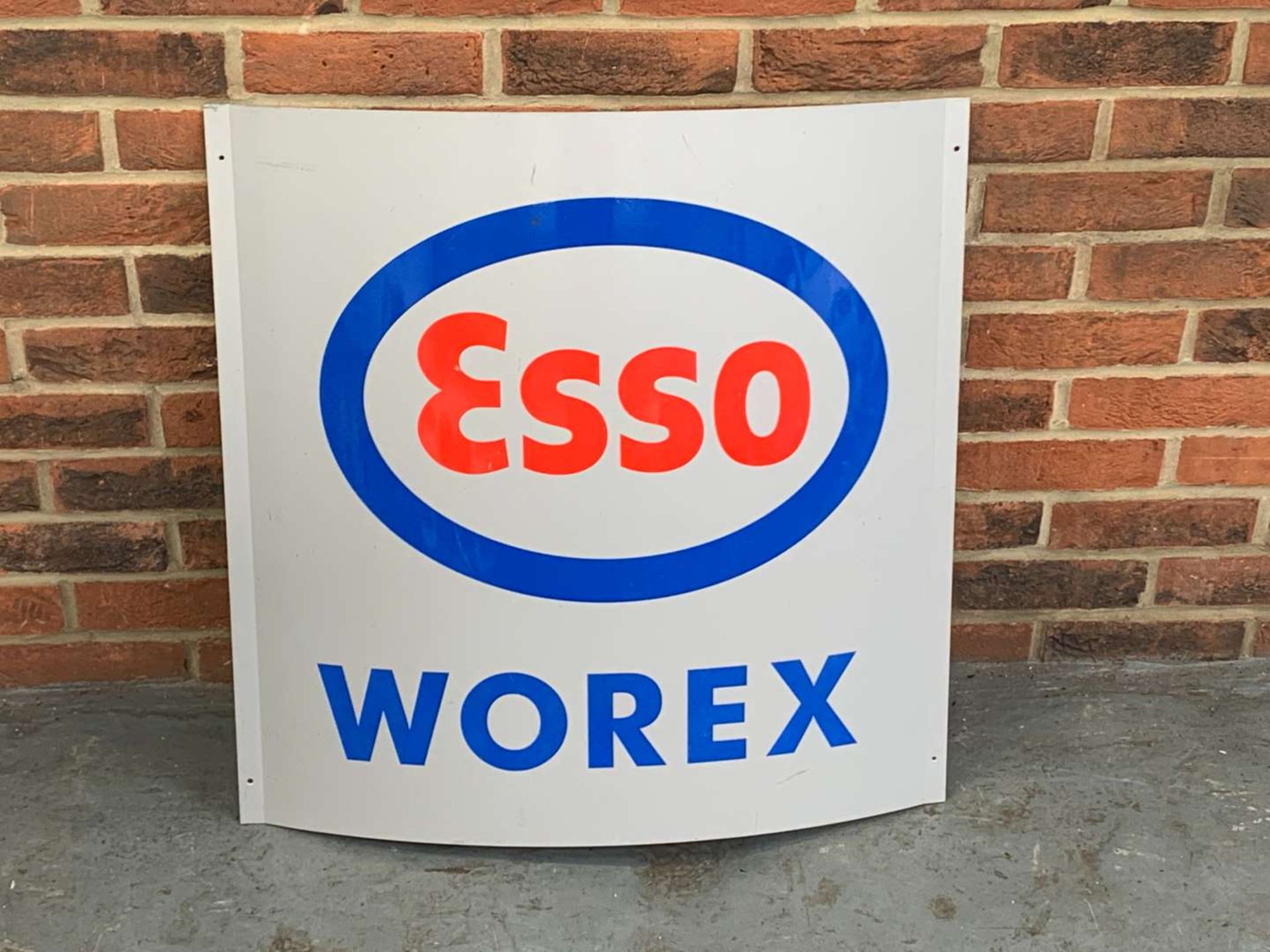 Esso Convex Worex Sign