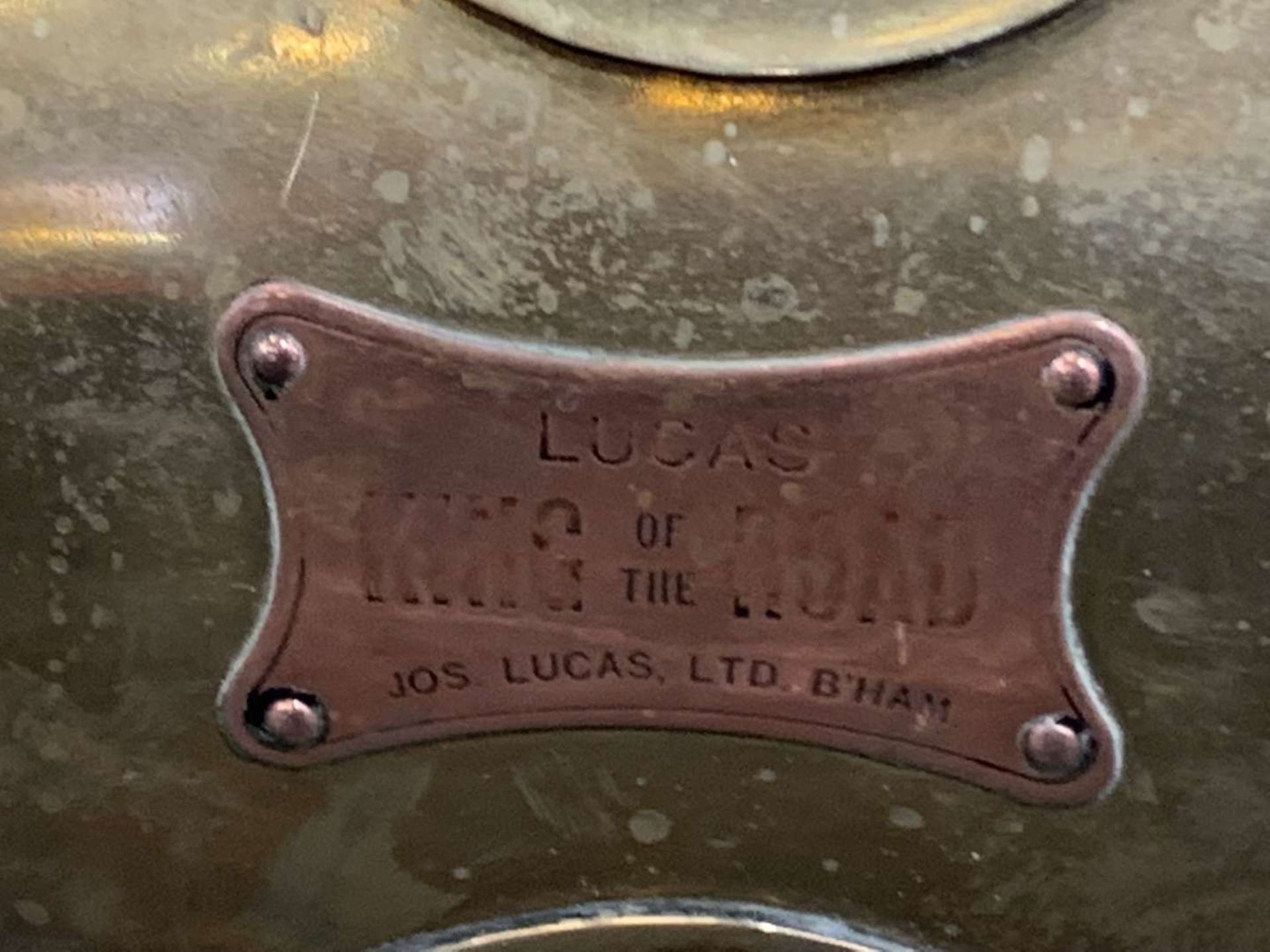 Brass Lucas “King of The Road” Lamp - Image 3 of 6