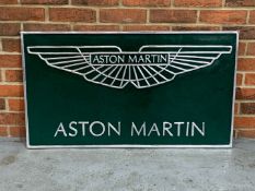 Aston Martin Large Cast Aluminium Sign