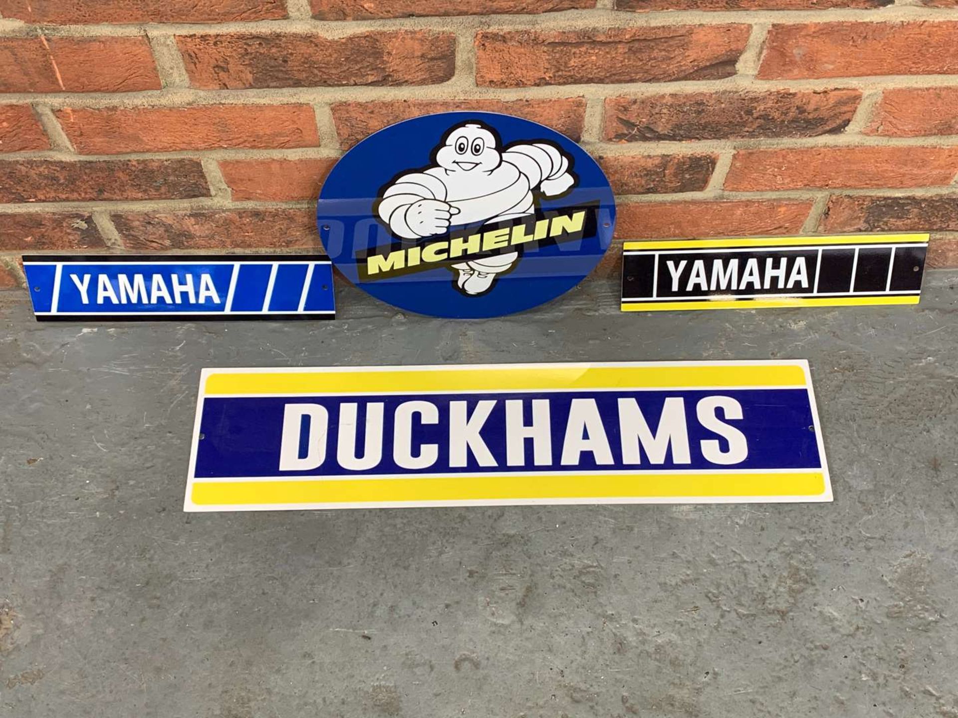 Four Modern Metal Signs, Yamaha, Michelin and Duckhams (4) - Image 3 of 3