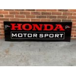 Honda Motorsport Aluminum Sign