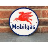 Mobilgas Cast Iron Emblem Sign