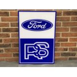 Ford RS Perspex Sign