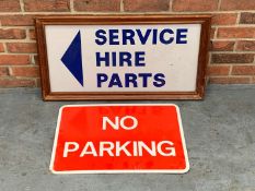 Service, Hire, Parts and No Parking Signs (2)