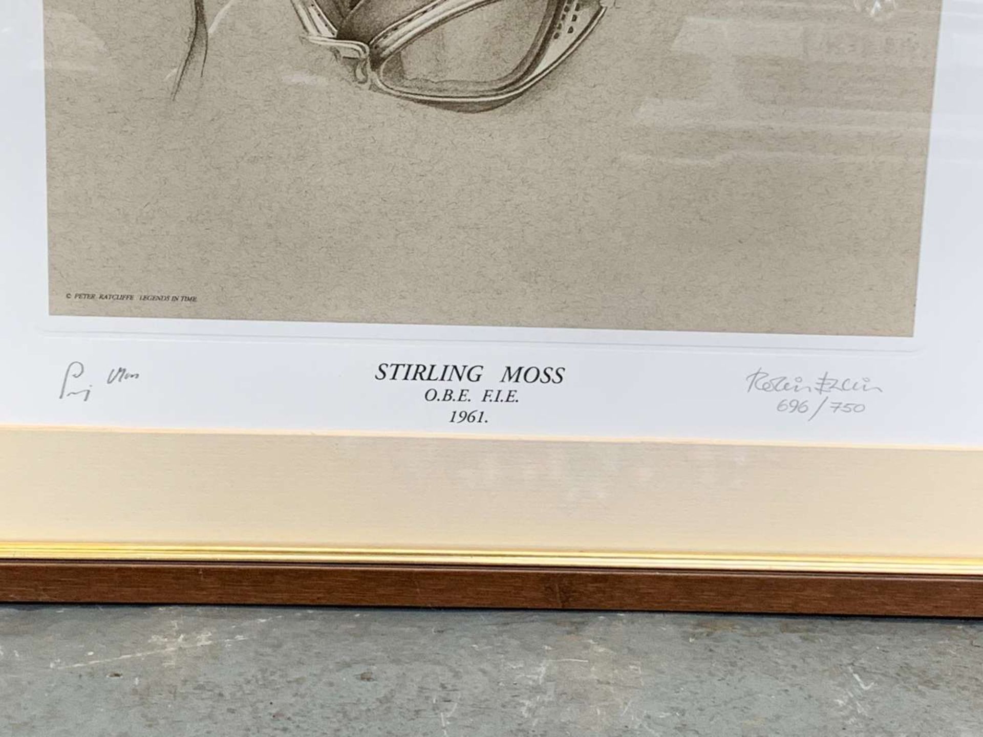 Stirling Moss Limited Edition Signed Print&nbsp; - Image 2 of 4