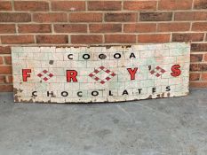 Fry's Chocolates Enamel Made Sign