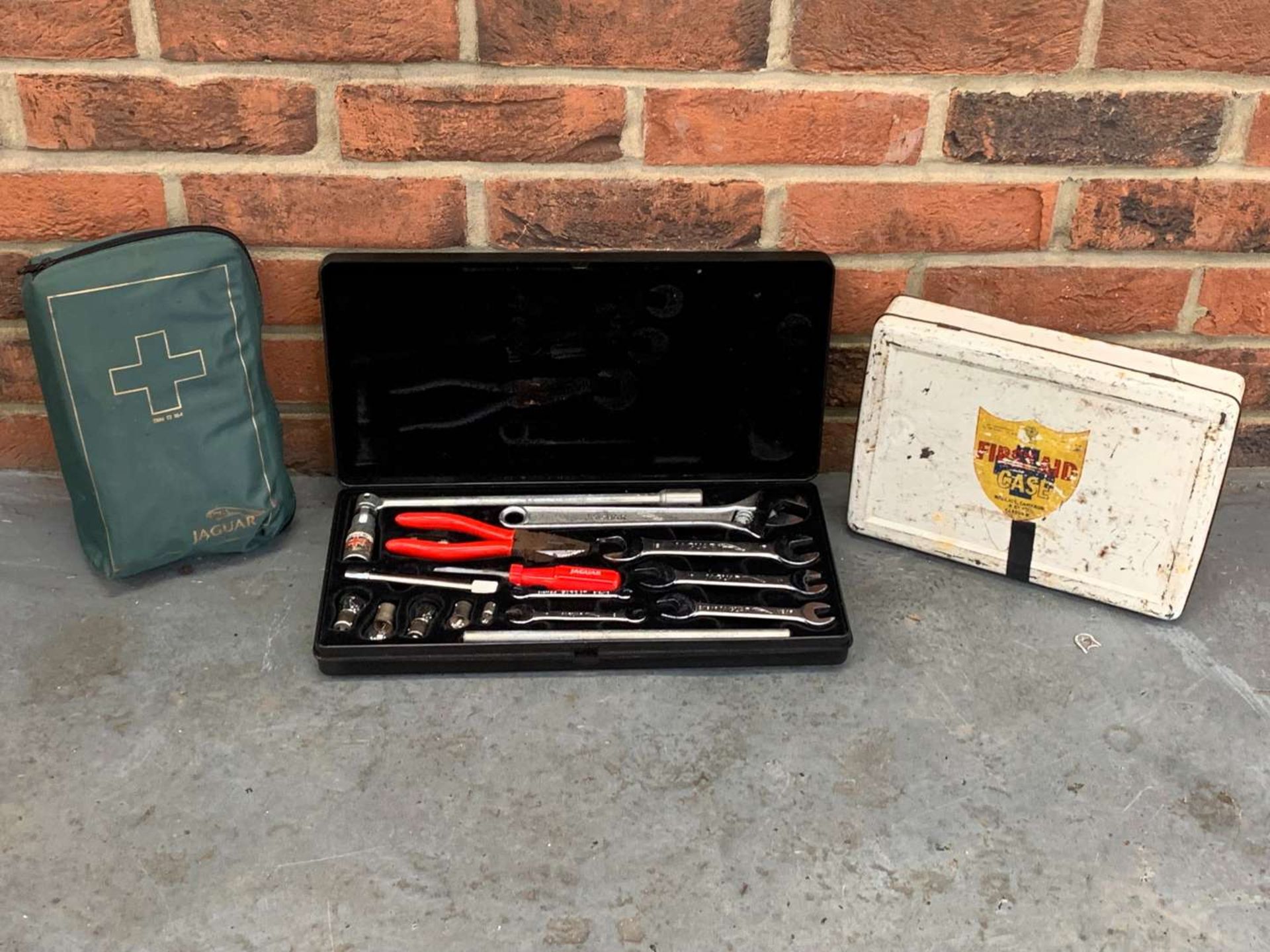 Jaguar Tool Kit, First Aid Case and One Other