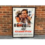 Framed Original Grandprix Poster