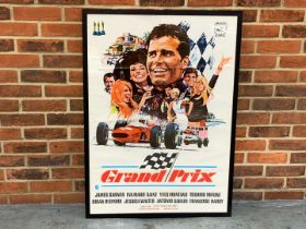 Framed Original Grandprix Poster