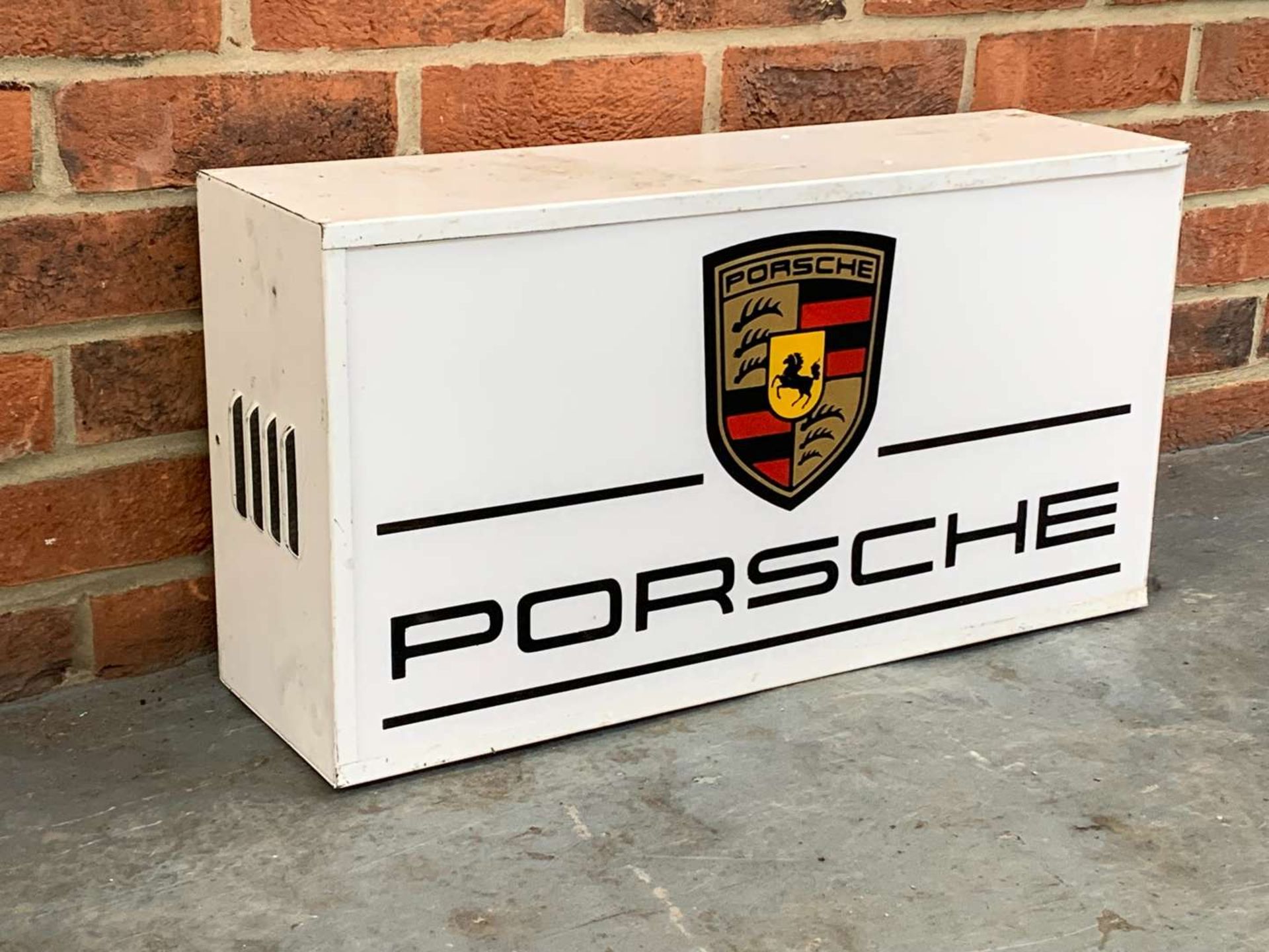 Porsche Made Illuminated Sign - Image 2 of 3