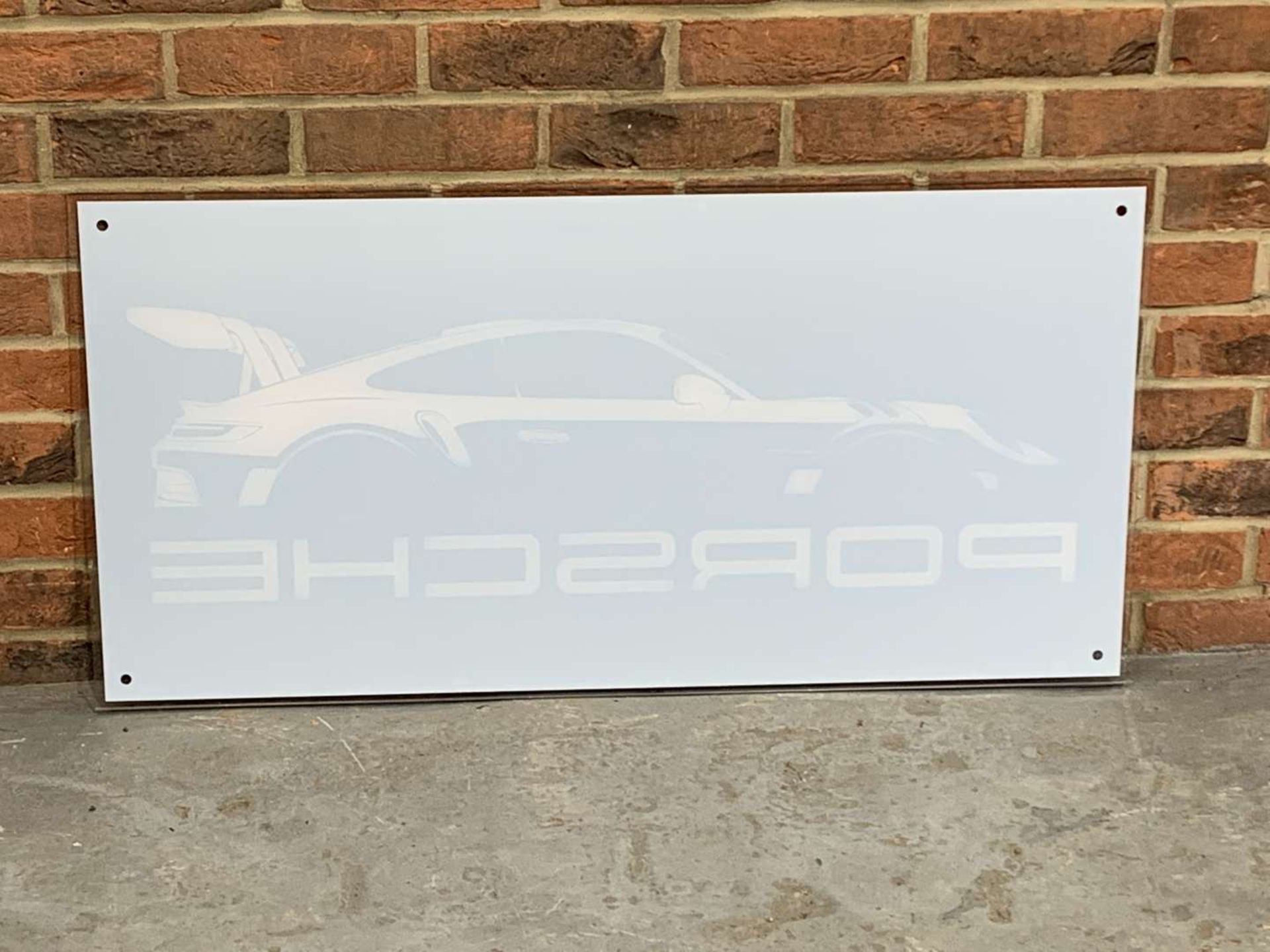 Porsche Perspex Sign - Image 2 of 2