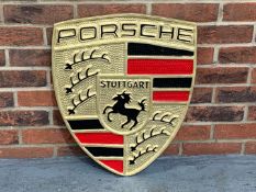 Porsche Cast Aluminium Emblem Sign
