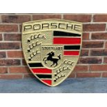 Porsche Cast Aluminium Emblem Sign