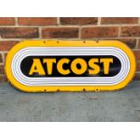 Atcost Enamel Sign