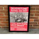 Original Framed Silverstone STP Trophy Meeting Poster